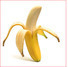 Rozloupnutý banán  
