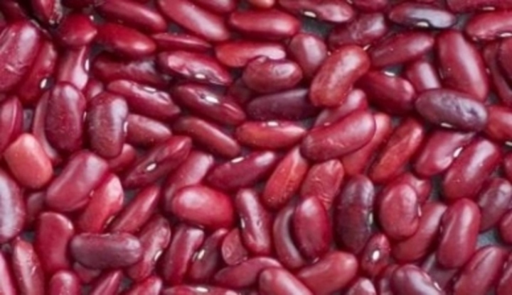 Kupa červených fazolí 