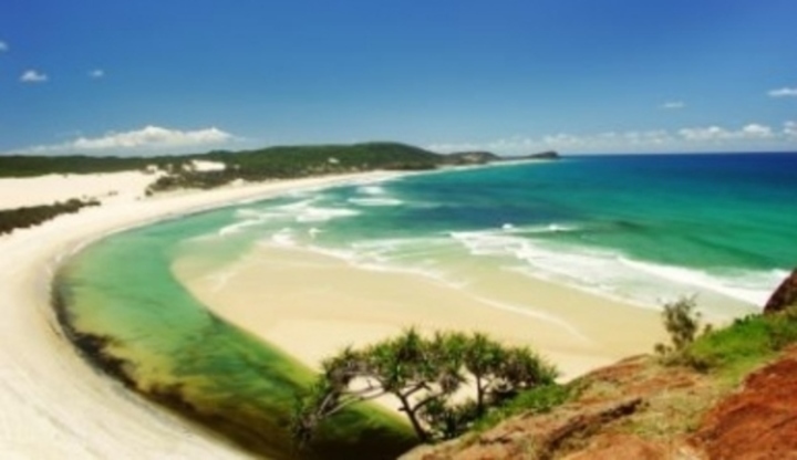 Nádherná pláž v Austrálii