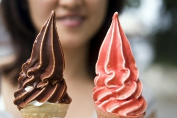 Dvě točené zmrzliny 