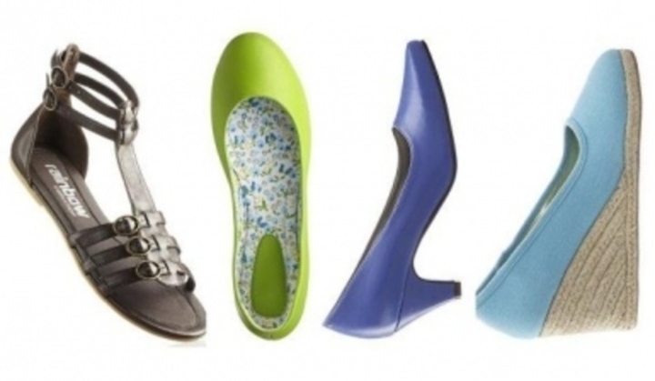 Barevná obuv pro ženy 
