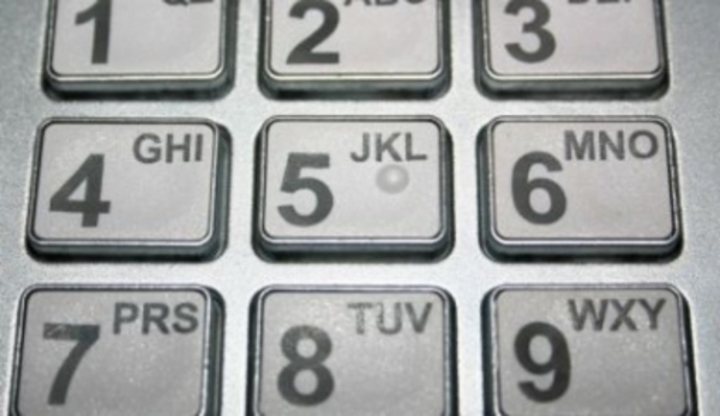 Číslice na mobilním telefonu 