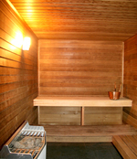 Vnitřní prostory sauny