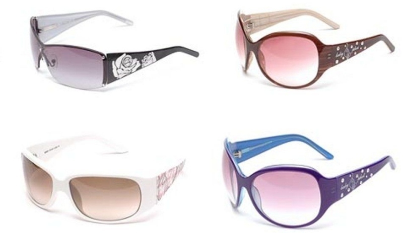 Různé druhy slunečních brýlí 